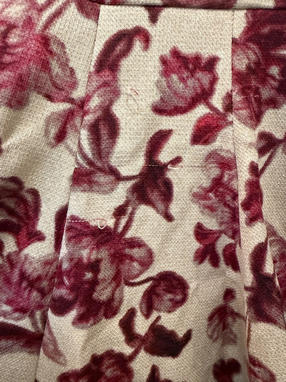 Gal Meets Glam Edith Cream Midi Dress with Berry Floral Print - Picture 5 of 9